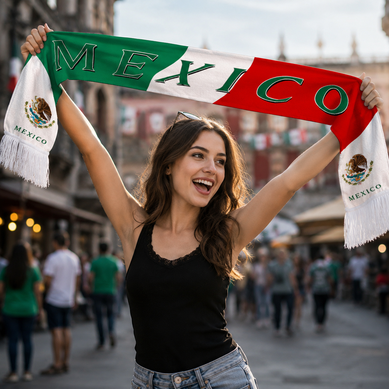 World Cup 2026 Mexico Fan Scarf National Team Supporter Scarf