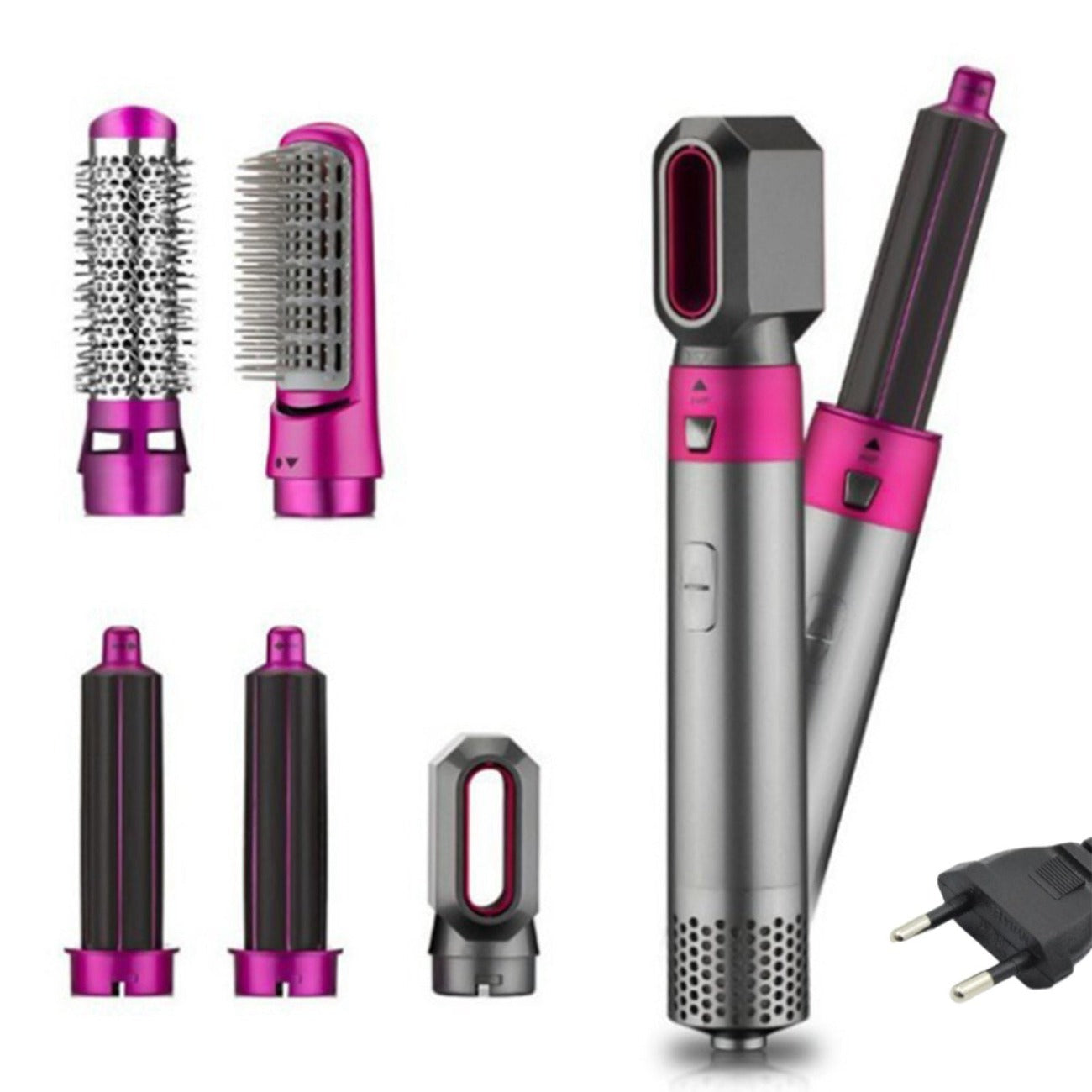 5 in 1 Hot Air Hair Styler Brush Curling Volumizing Hair Tool