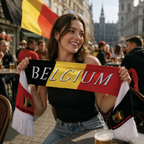 Belgium 2026 World Cup Football Fan Scarf National Team Supporter Scarf