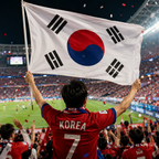 South Korea 2026 World Cup Rectangular National Supporter Fan Flag