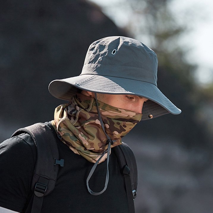 Breathable Wide Brim Sun Hat with UV Protection for Outdoor Use