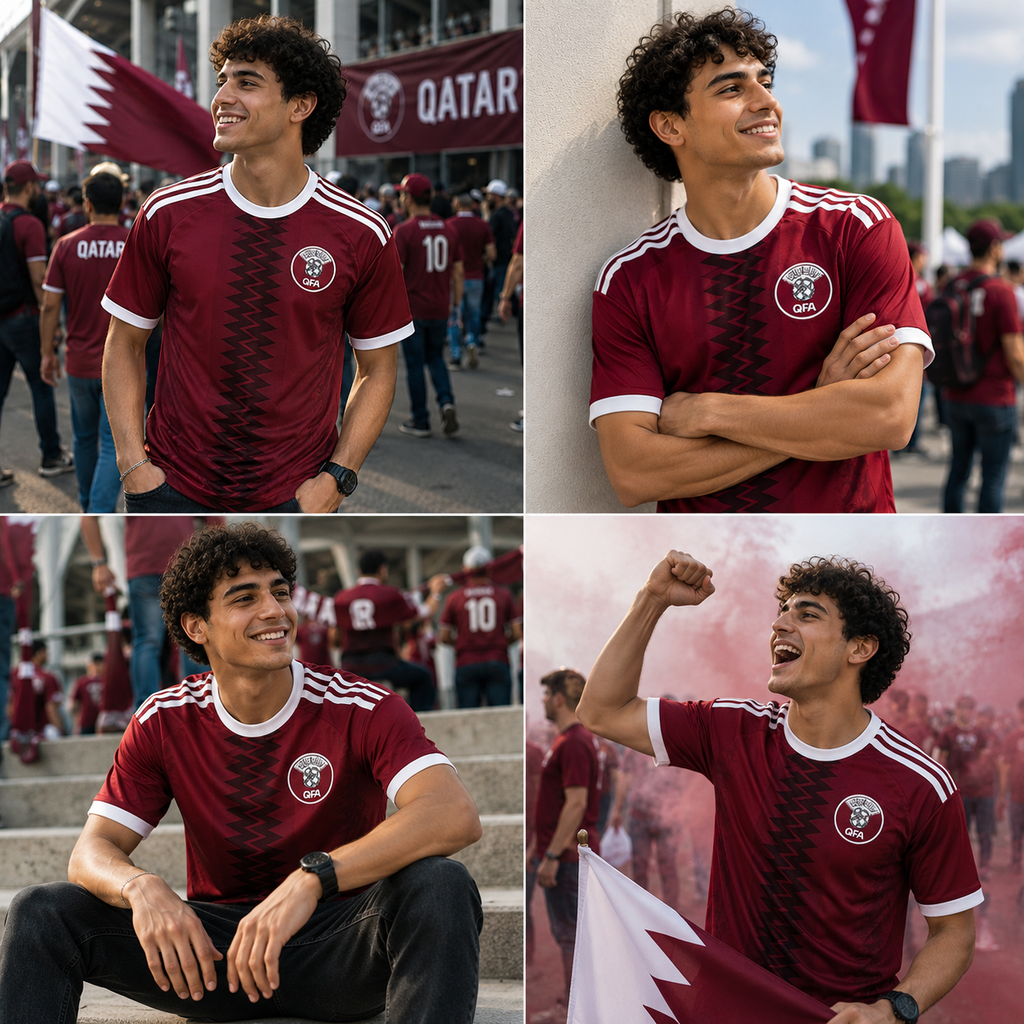 Qatar World Cup Jersey 2026 Mens Football Jersey