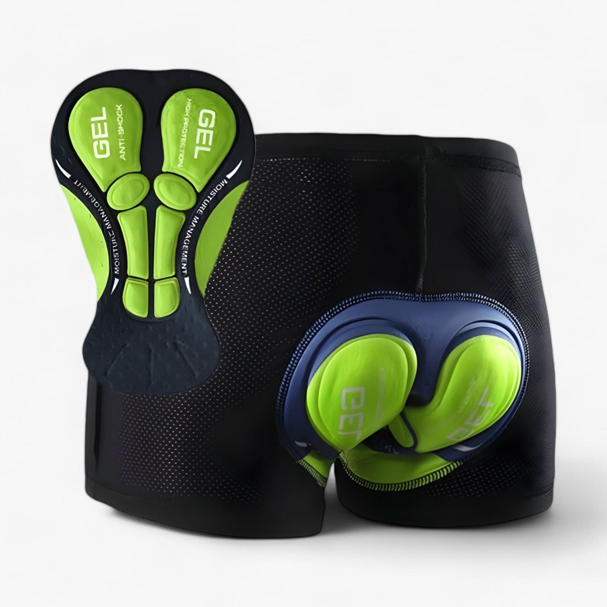 Padded Motorcycle Riding Shorts with Seat Cushion Insert