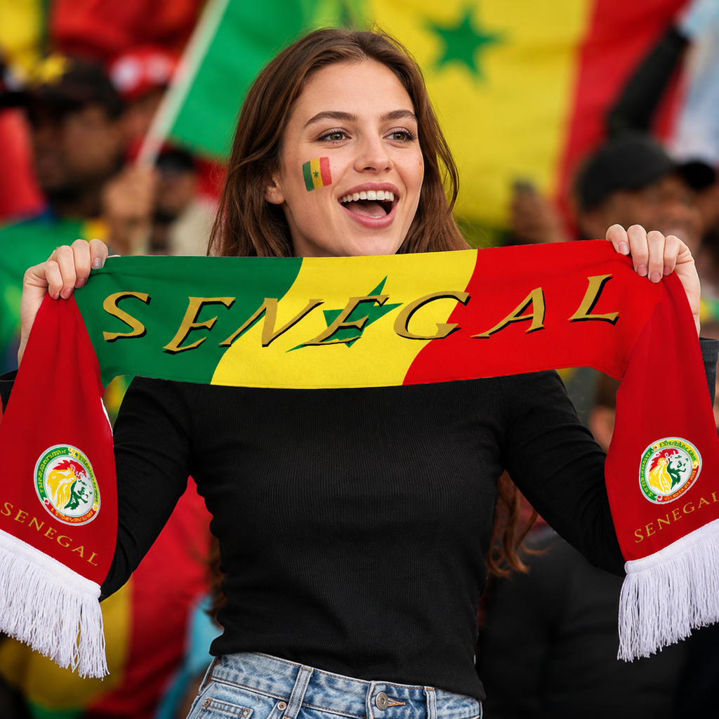Senegal World Cup 2026 Fan Scarf National Team Supporter Scarf
