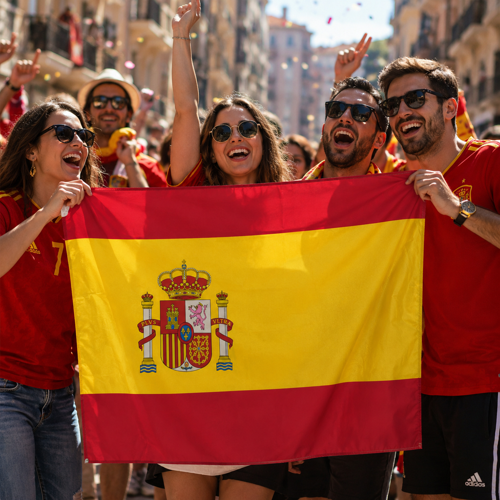 Spain 2026 World Cup Wearable Body Flag 90x150 cm Fan Flag