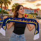 Curaçao 2026 World Cup Football Fan Scarf National Team Supporter Scarf