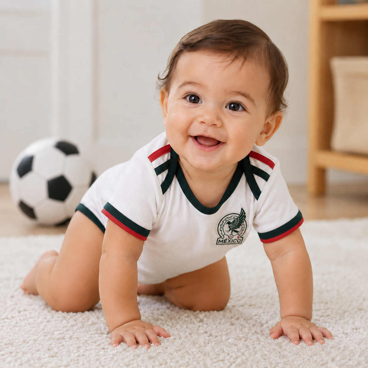 Mexico 2026 World Cup Infant Football Romper Bodysuit Home Away