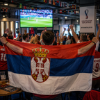 Serbia 2026 World Cup Rectangular National Supporter Fan Flag