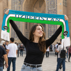 Uzbekistan World Cup 2026 Fan Scarf Football Supporter Scarf