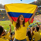Colombia World Cup 2026 Wearable Body Flag Fan Flag 90x150 cm
