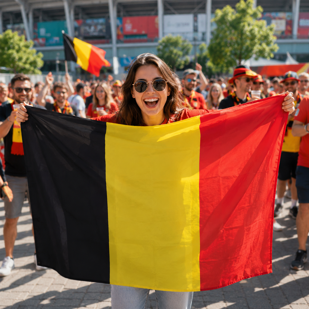 Belgium World Cup 2026 Wearable Body Flag 90x150 cm Fan Flag