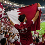Qatar 2026 World Cup Rectangular National Supporter Fan Flag
