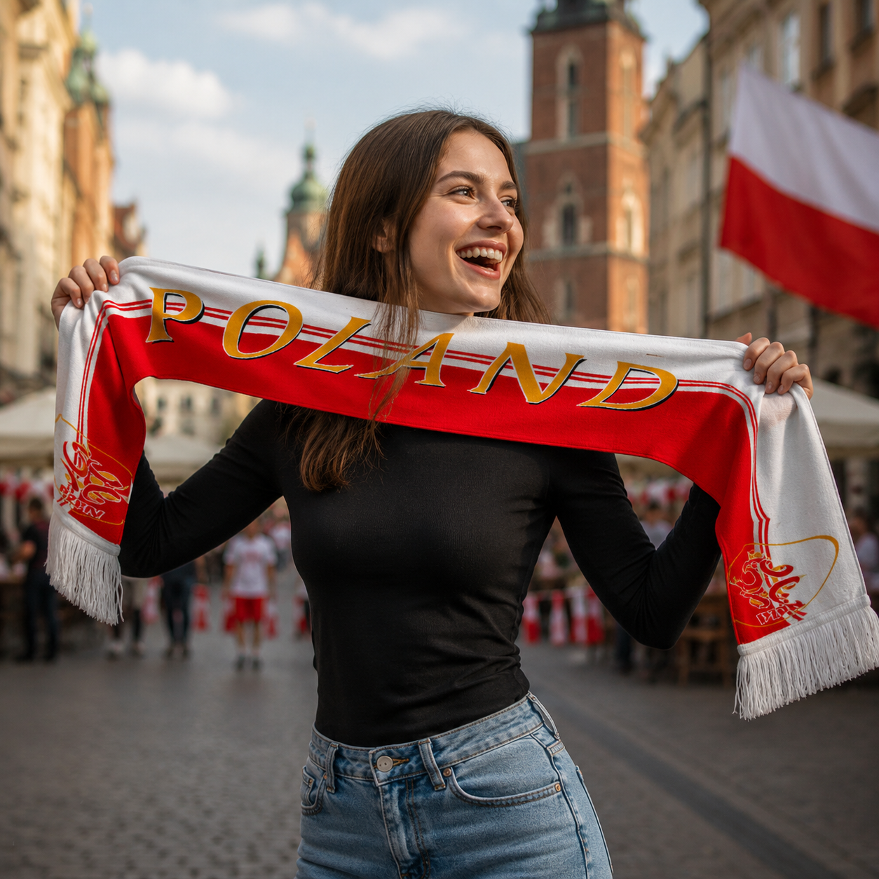 Poland 2026 World Cup Fan Scarf National Team Supporter Scarf