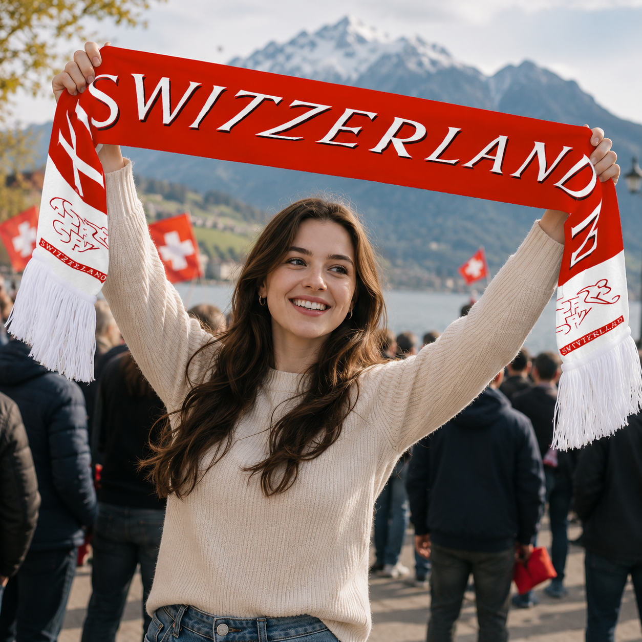 Serbia 2026 World Cup Fan Scarf National Team Supporter Scarf