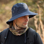 Breathable Wide Brim Sun Hat with UV Protection for Outdoor Use