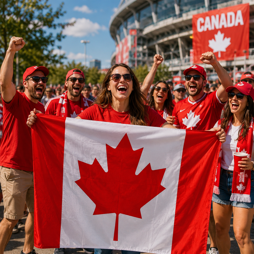 Canada 2026 World Cup Wearable Body Flag 90x150 cm Fan Flag
