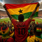 Ghana 2026 World Cup National Flag Rectangular Supporter Fan Flag