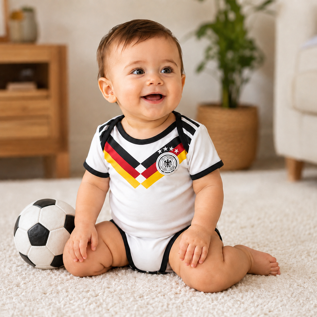 Baby Football Romper Infant Bodysuit Germany 2026 World Cup Fan Apparel