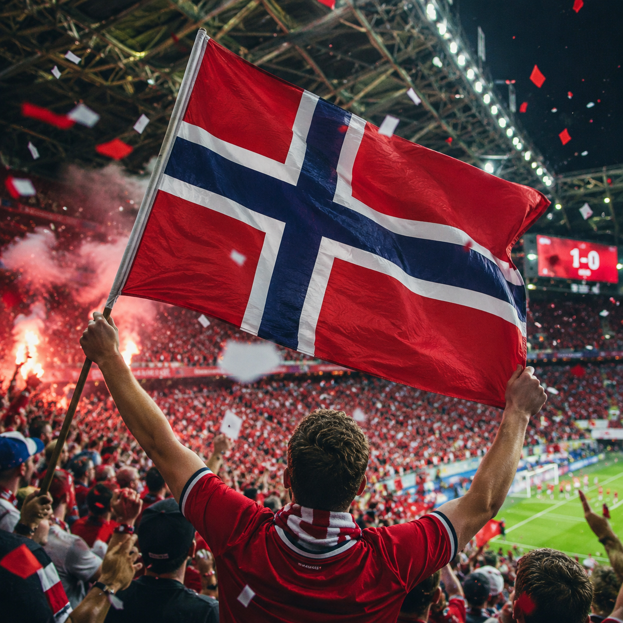 Norway 2026 World Cup National Flag Rectangular Fan Supporter Flag