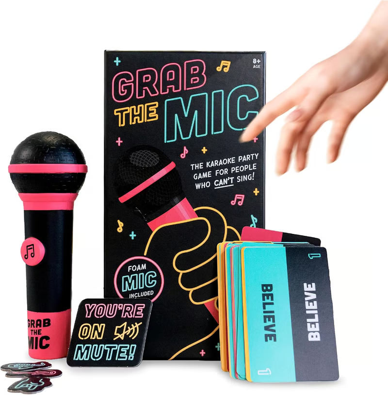 The Party Game Grab The Mic for People Who Can't Sing