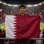 Qatar 2026 World Cup Rectangular National Supporter Fan Flag