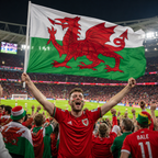 Wales 2026 World Cup Rectangular Supporter Fan Flag