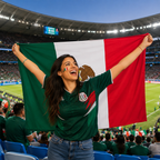 Mexico 2026 World Cup Wearable Body Flag 90x150 cm Fan Flag