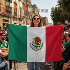 Mexico 2026 World Cup Wearable Body Flag 90x150 cm Fan Flag