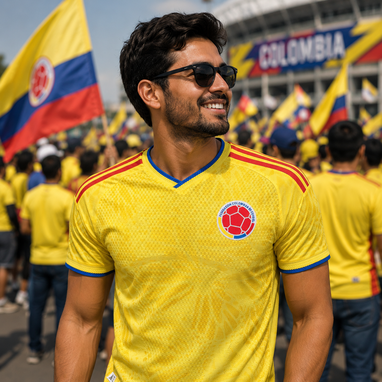 Colombia World Cup Jersey 2026 Mens Football Jersey Fan Shirt
