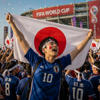Japan 2026 World Cup Rectangular National Flag Fan Supporter Flag