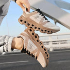 Men's Running Shoes Athletic Mesh Upper Cushioned Sole
