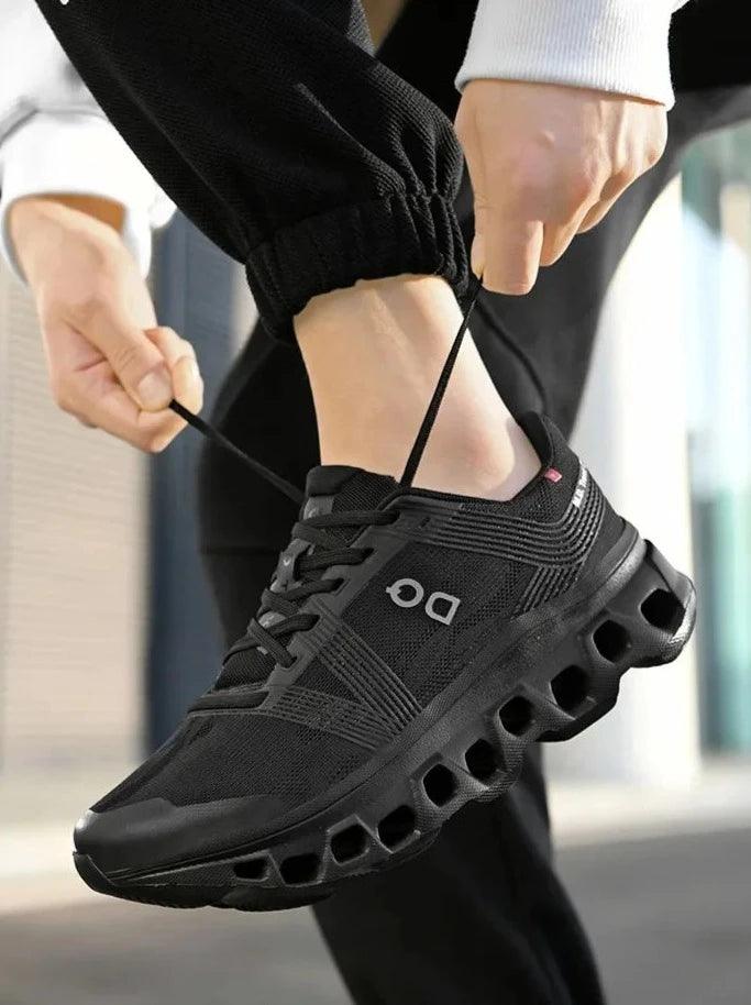 Men's Running Shoes Athletic Mesh Upper Cushioned Sole