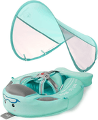 Baby Circular Swim Ring with Canopy and Sun Protection for Infants