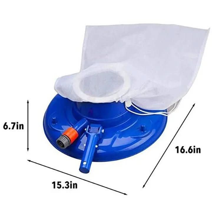 Pool Cleaner Chemical-Free Suction Vacuum for Leaves and Dirt