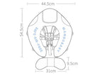 Baby Circular Swim Ring with Canopy and Sun Protection for Infants