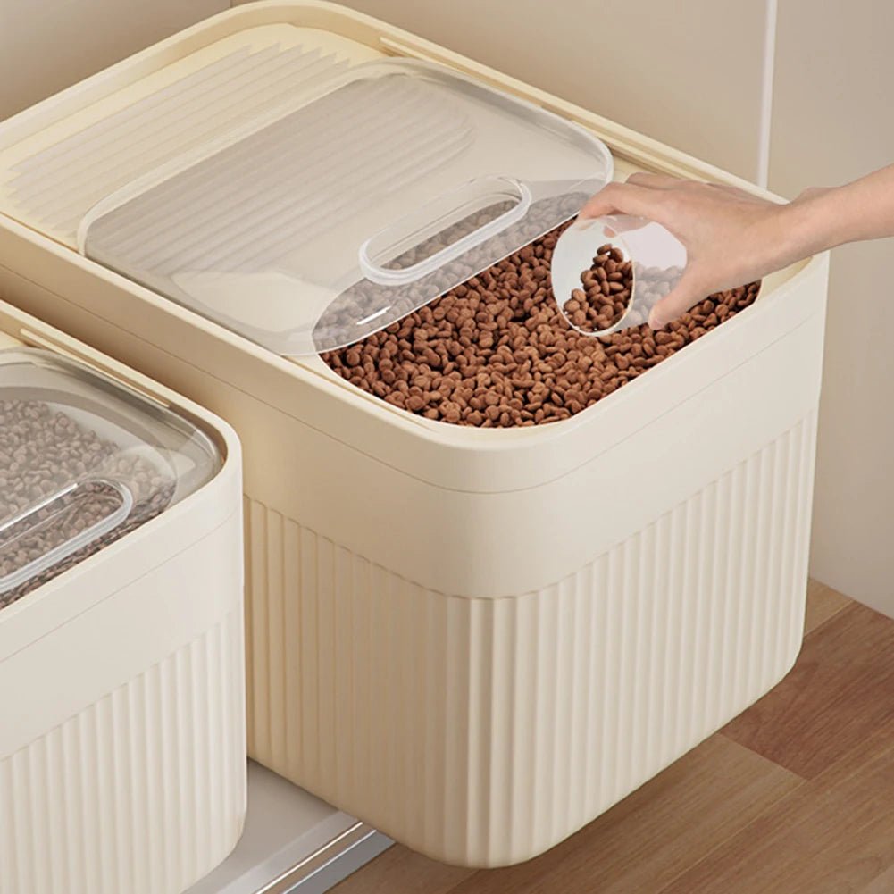 Square Storage Box for Pet Food Moisture Proof Container