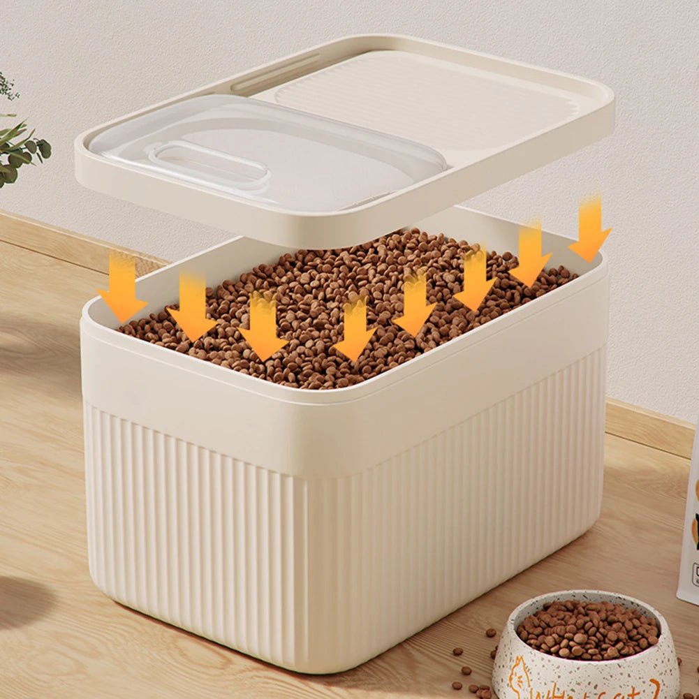 Square Storage Box for Pet Food Moisture Proof Container