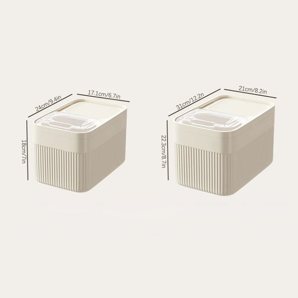 Square Storage Box for Pet Food Moisture Proof Container