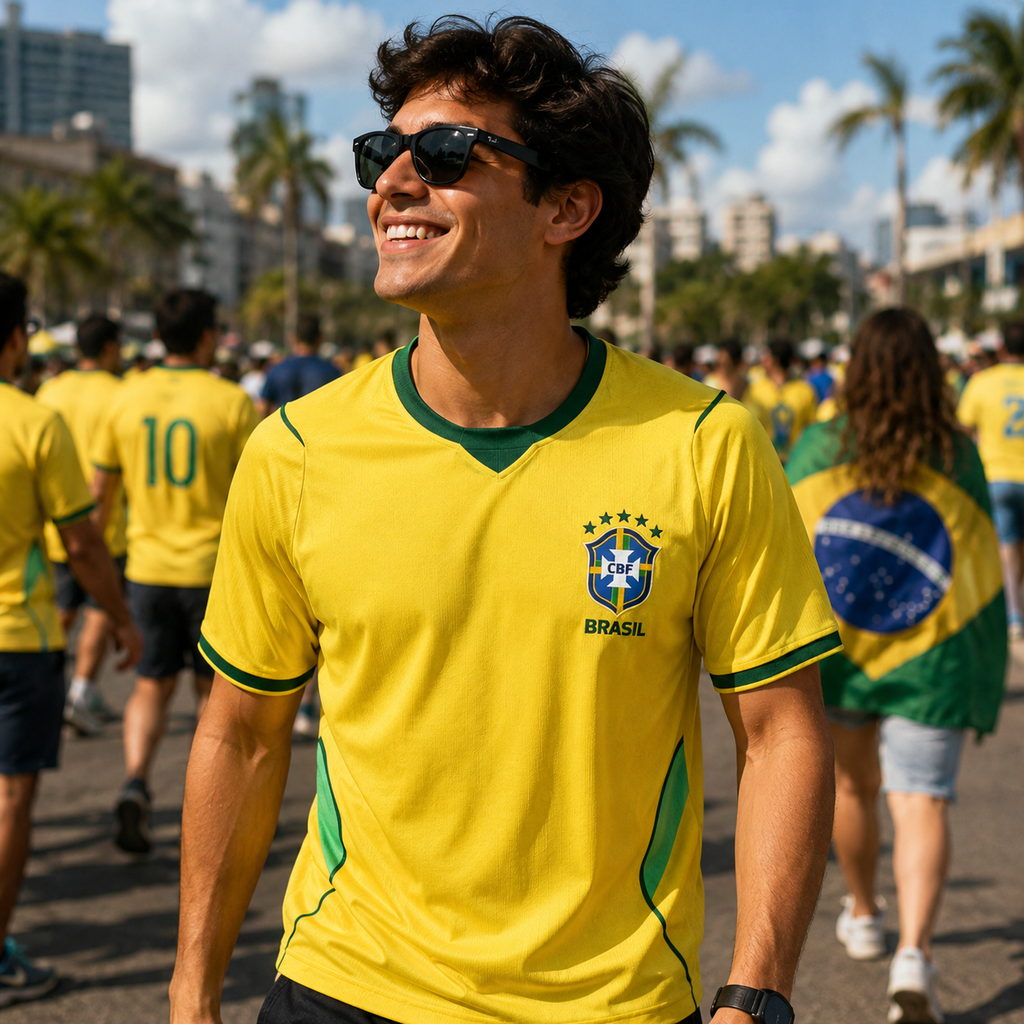 Brazil World Cup Jersey 2026 Mens Football Jersey