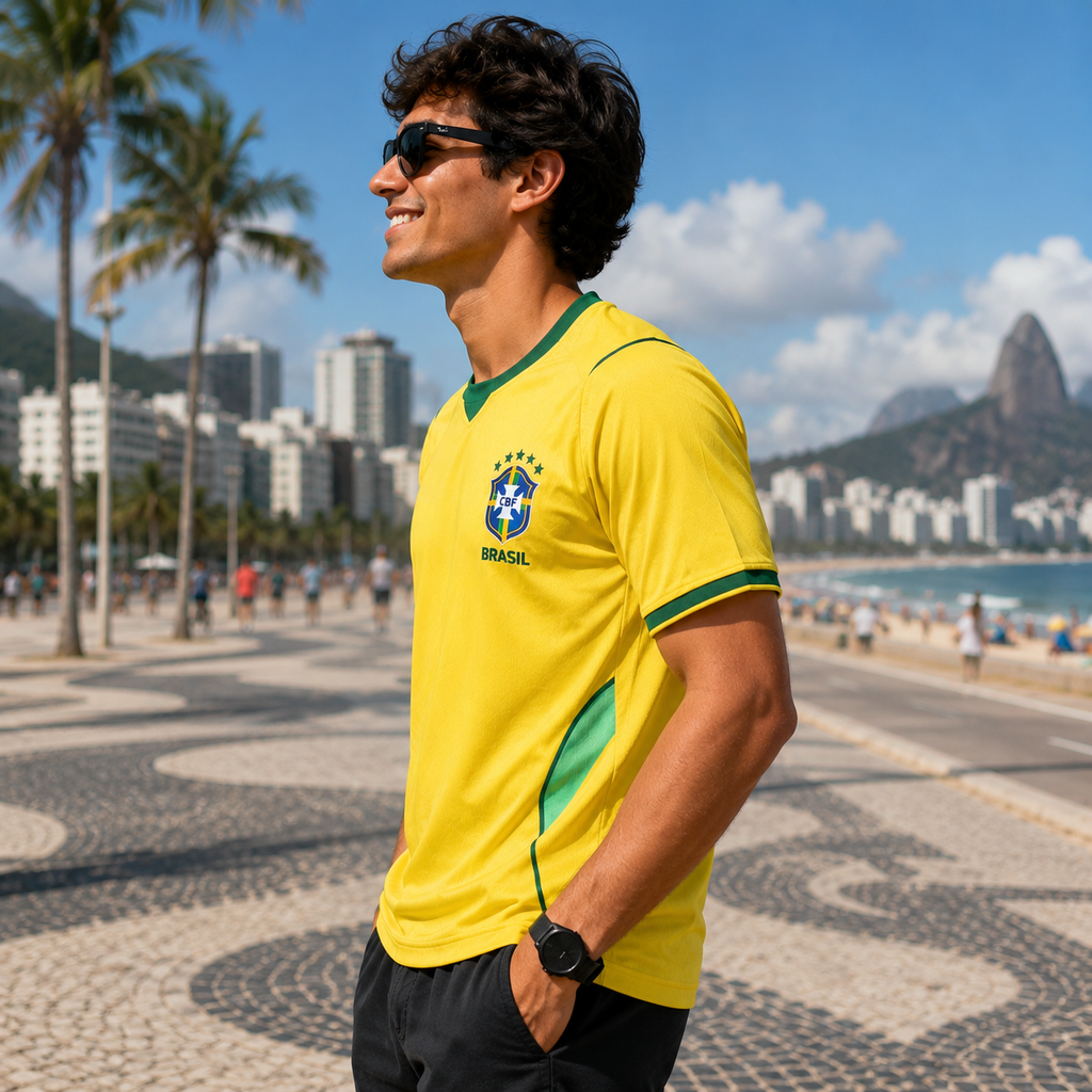 Brazil World Cup Jersey 2026 Mens Football Jersey