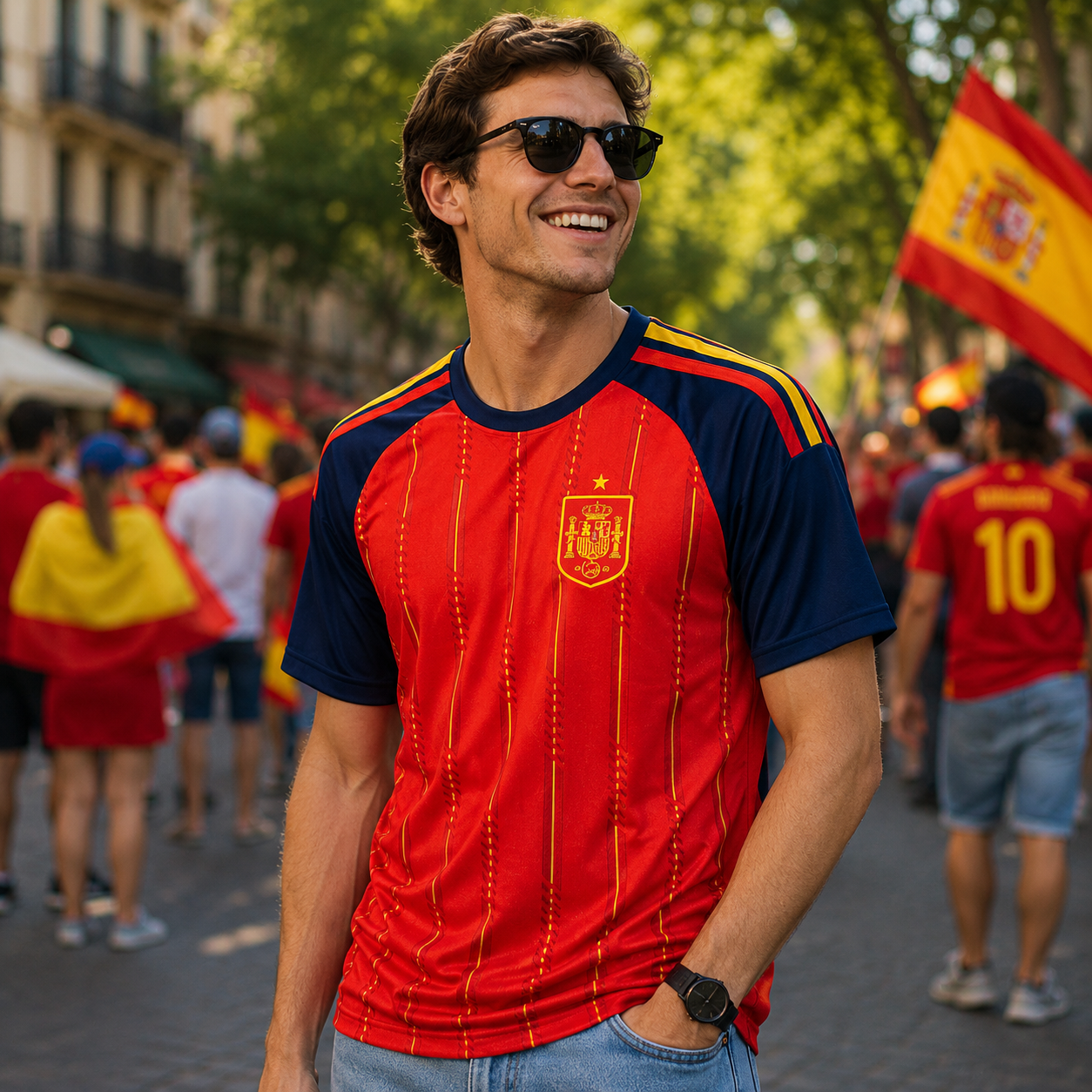 Spain World Cup Jersey 2026 Mens Football Jersey