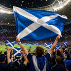 Scotland 2026 World Cup Rectangular National Supporter Fan Flag