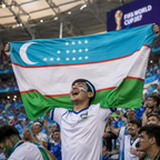 Uzbekistan 2026 World Cup Rectangular National Supporter Fan Flag