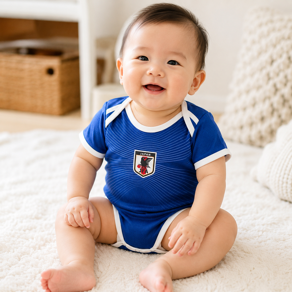 Infant Baby Football Romper Bodysuit Japan 2026 World Cup Fan Apparel