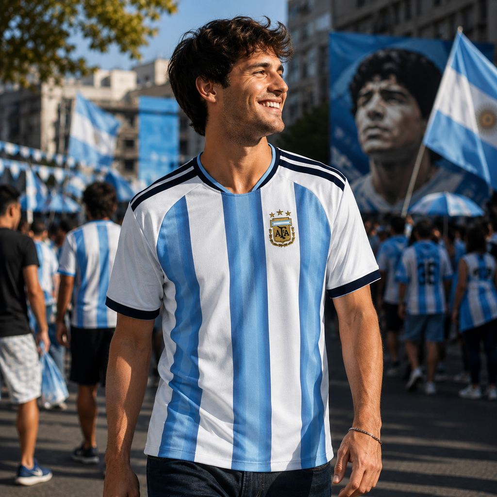 Argentina World Cup Jersey 2026 Mens Football Jersey