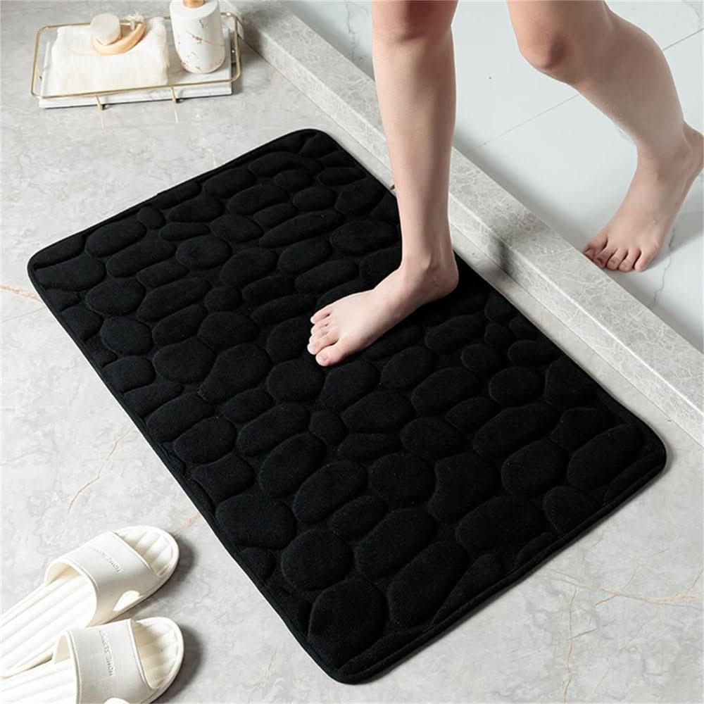 Bath Mat Square Ultra Soft Quick Absorption Non Slip Bathroom Rug