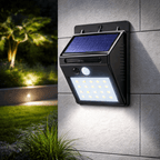 Solar Motion Sensor Outdoor Wall Light LED Flush Mount