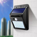 Solar Motion Sensor Outdoor Wall Light LED Flush Mount