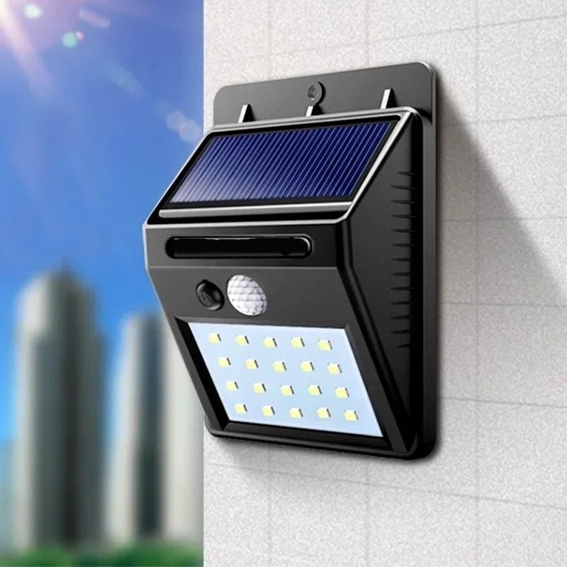 Solar Motion Sensor Outdoor Wall Light LED Flush Mount