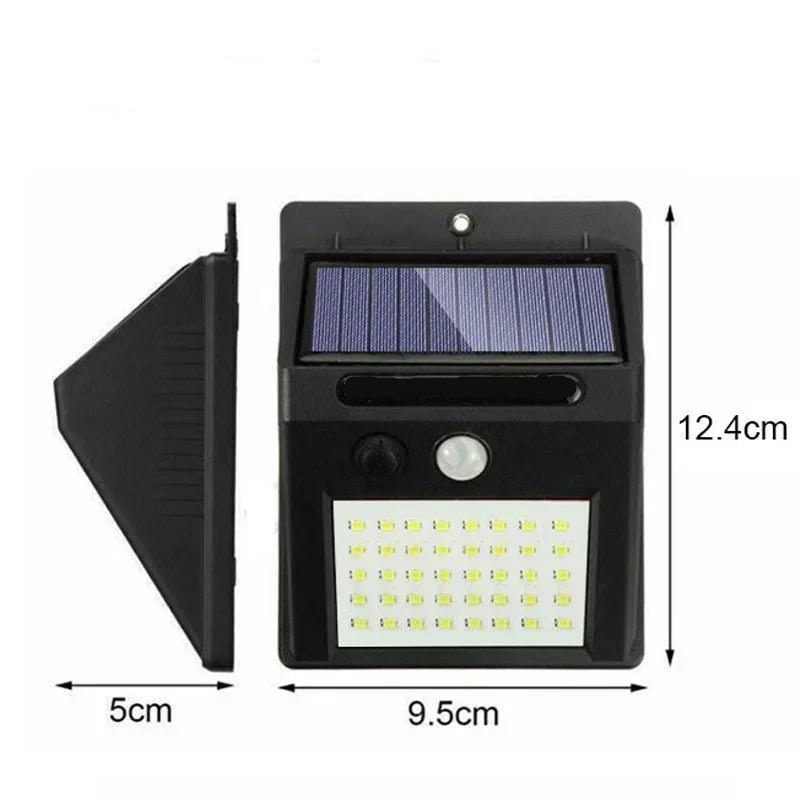 Solar Motion Sensor Outdoor Wall Light LED Flush Mount